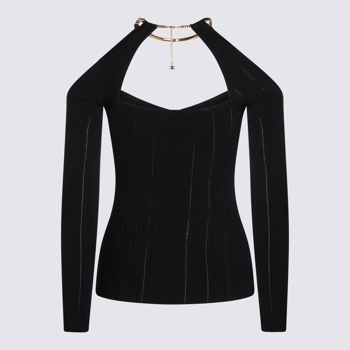 Elisabetta Franchi Sweaters Black Vipaea