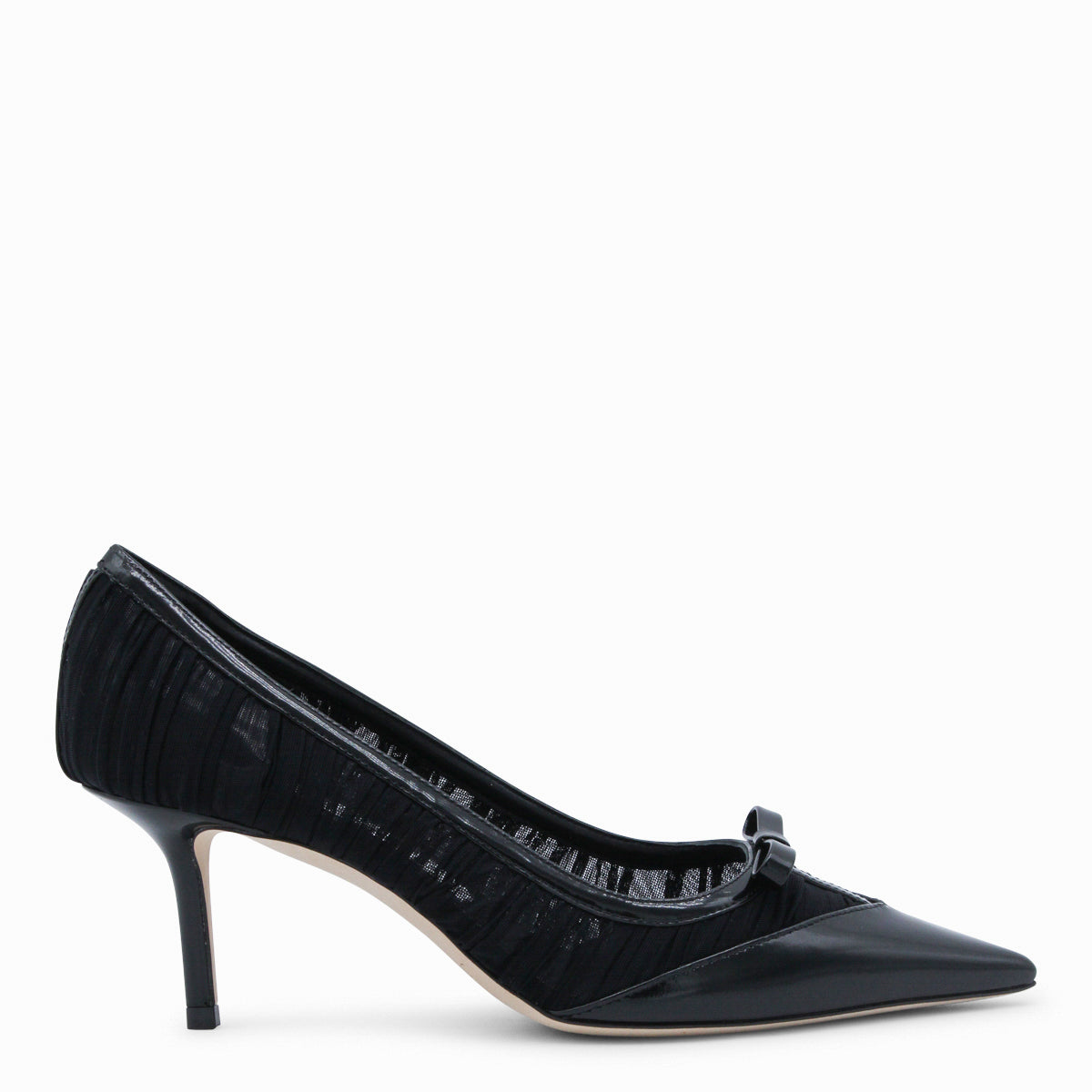 Jimmy Choo With Heel Black _cover Le Sole