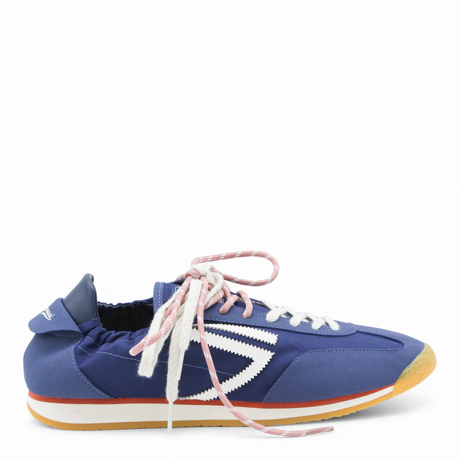 Puraai Nylon and suede upper sneakers in navy