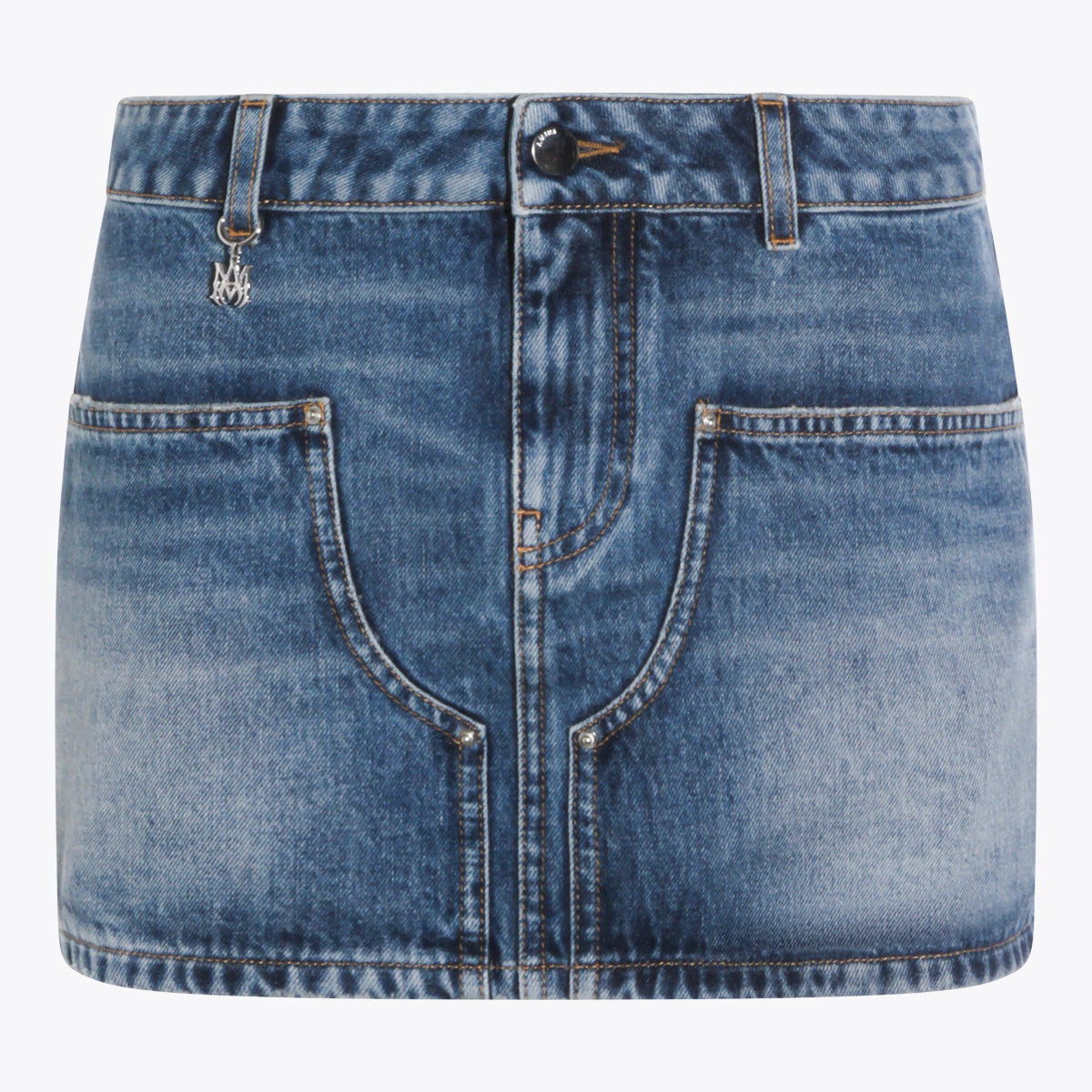 Amiri Skirts Blue _100 % Co