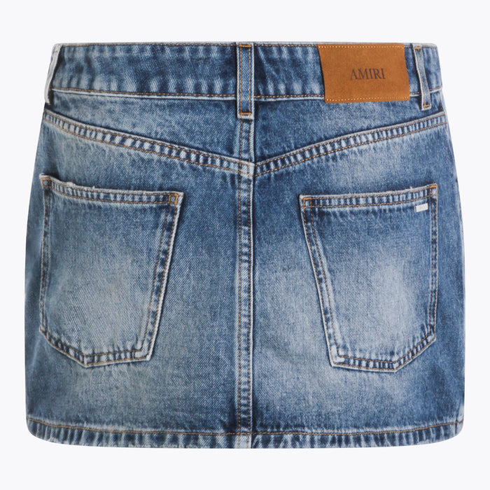Amiri Skirts Blue _100 % Co