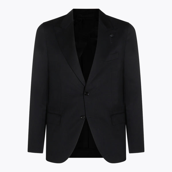 Lardini 100% Virgin Wool blazer in black