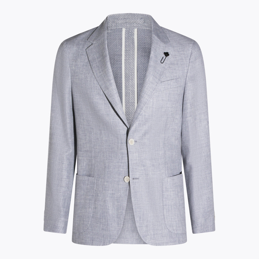 Lardini 59% Wool blazer in gray