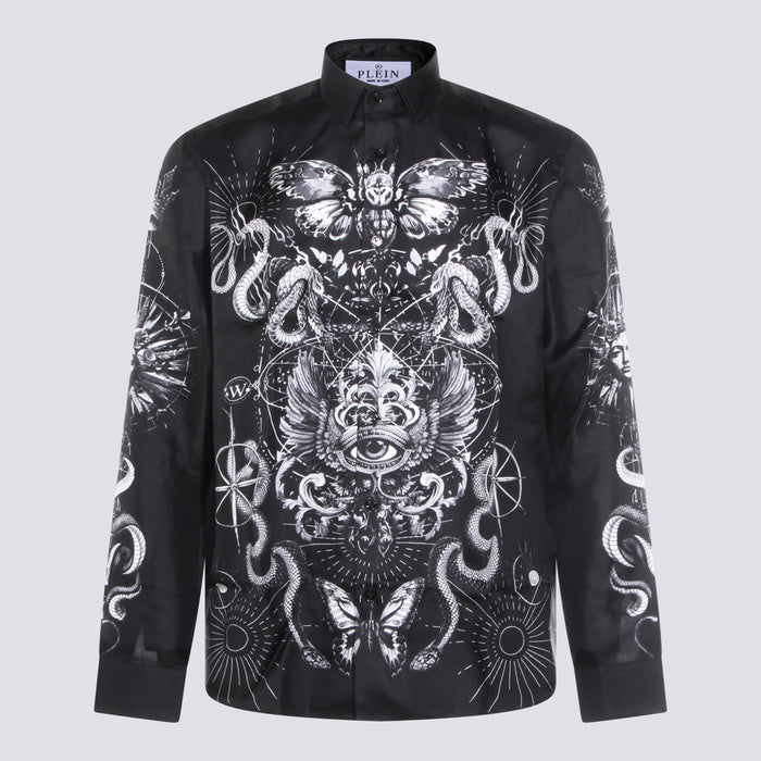 Philipp Plein Shirts Black _100 % Co