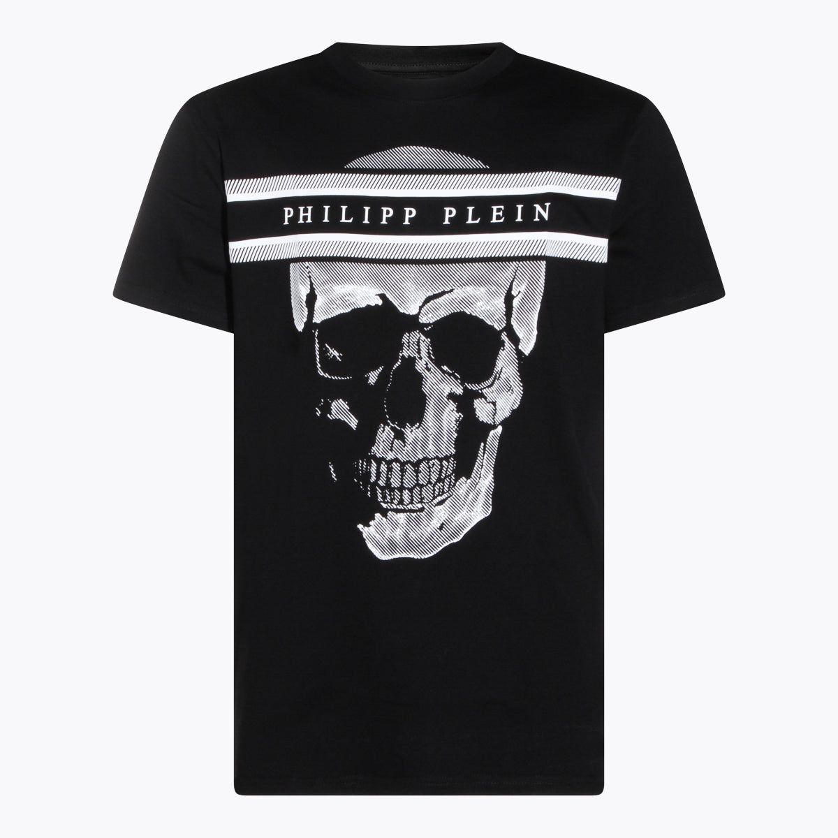 Philipp Plein T-shirts and Polos Black _100 % Co