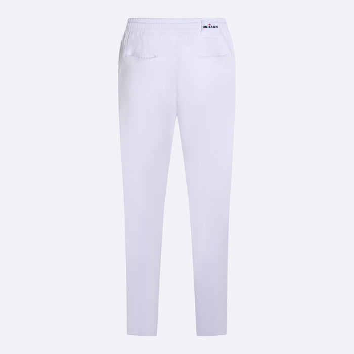 Kiton Trousers White Ly Ea