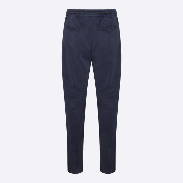 Kiton Trousers Blue Ly Ea