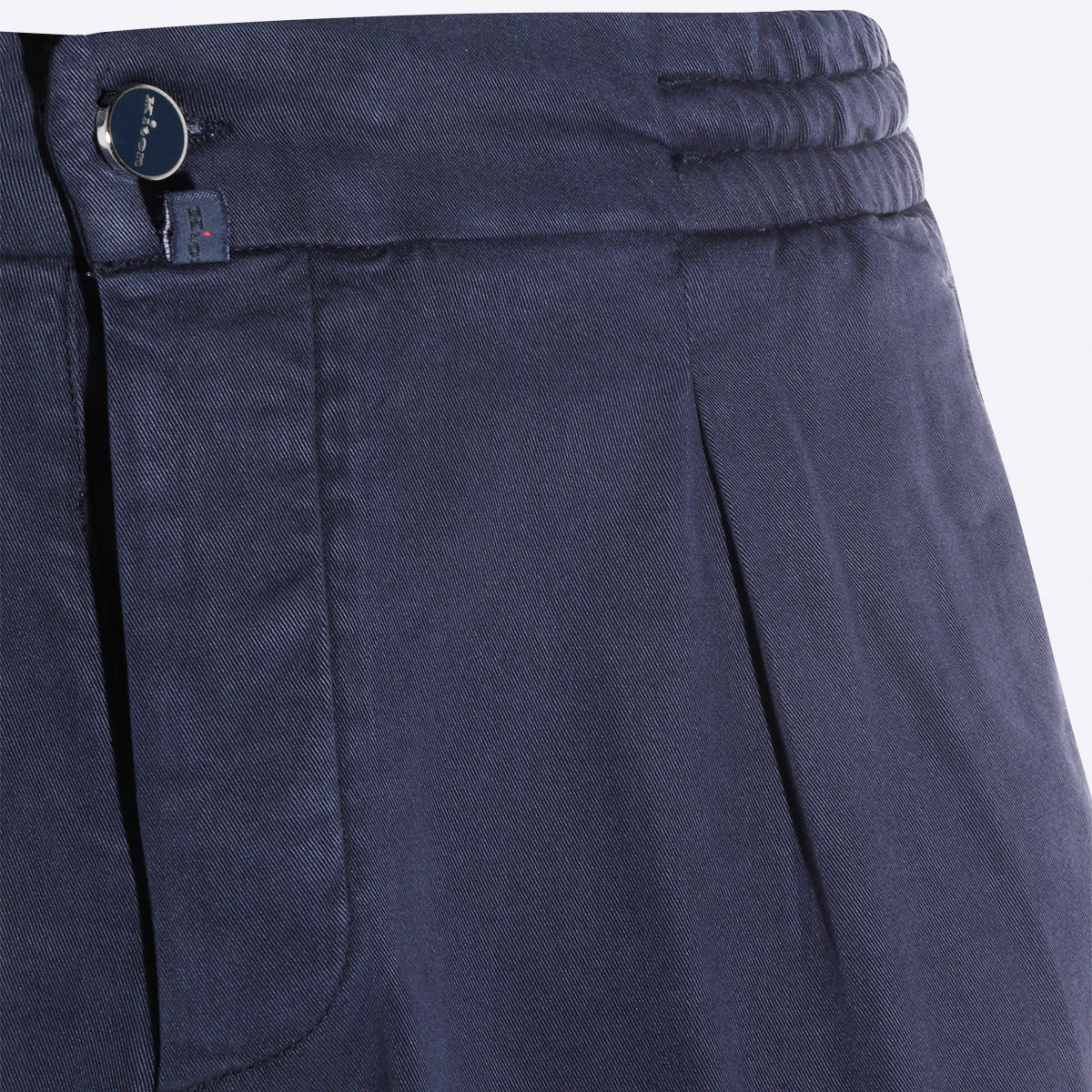 Kiton Trousers Blue Ly Ea