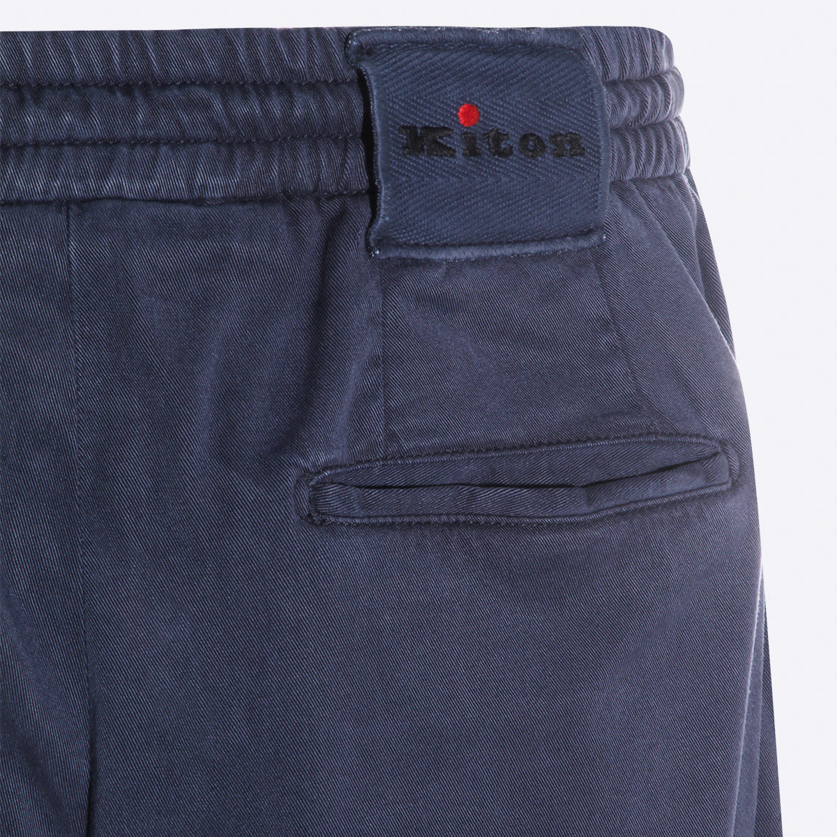 Kiton Trousers Blue Ly Ea
