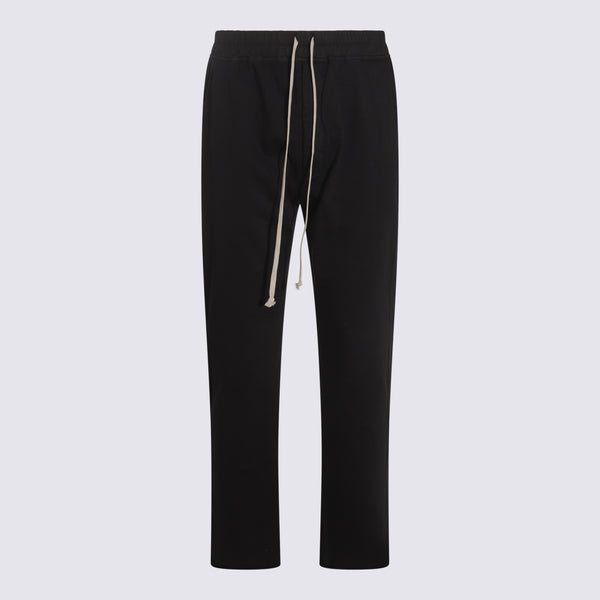 Rick Owens Drkshdw 100% cotton trousers in black