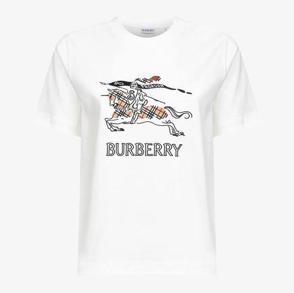 Burberry 100% cotton t-shirt in white