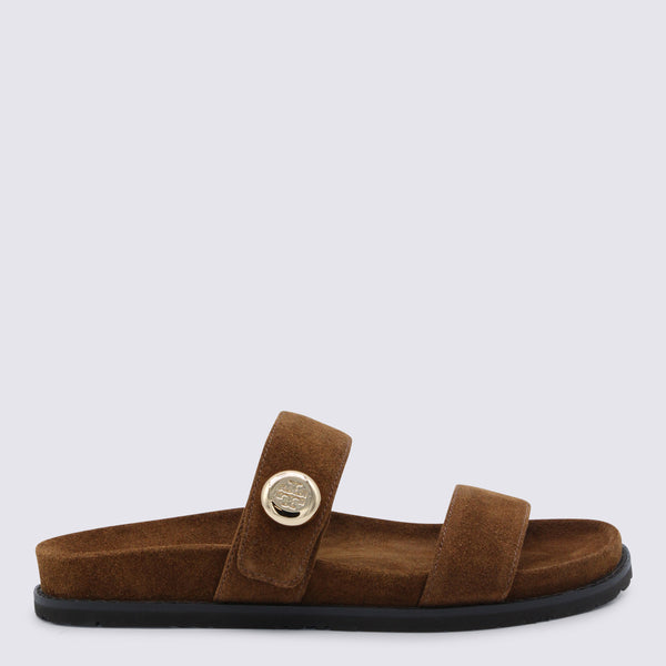 Tory Burch 100% Suede flat in brown