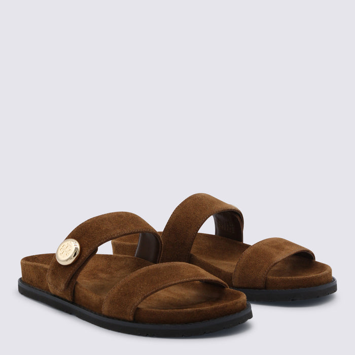 Tory Burch Flat Shoes Park Bench _suede