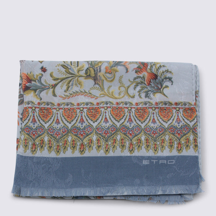 Etro Scarfs Red Co Modal