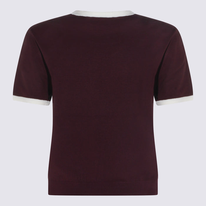 Tory Burch Top Bordeaux Vi Pl