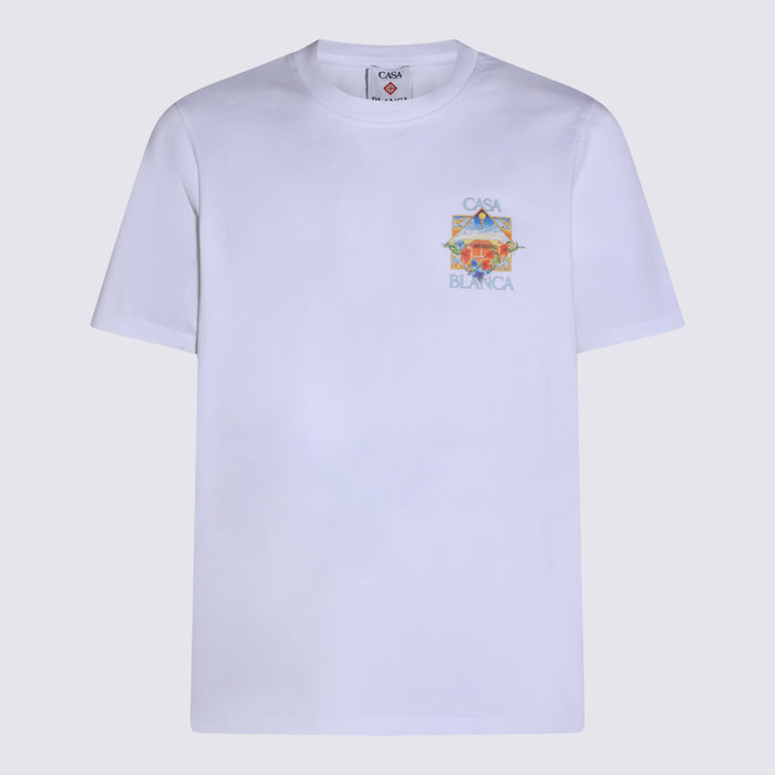 Casablanca T-shirts and Polos White _100 % Co