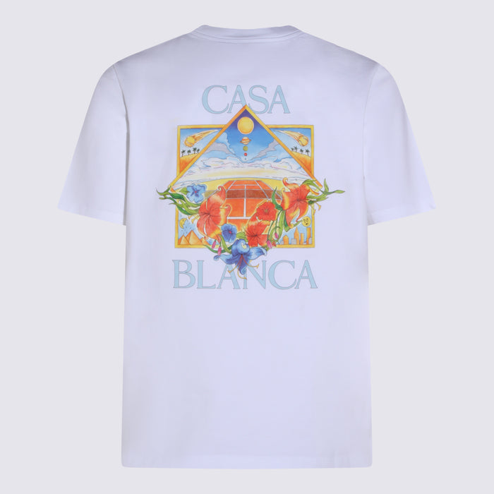 Casablanca T-shirts and Polos White _100 % Co