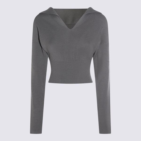 Rick Owens 100% Virgin Wool sweater in gray