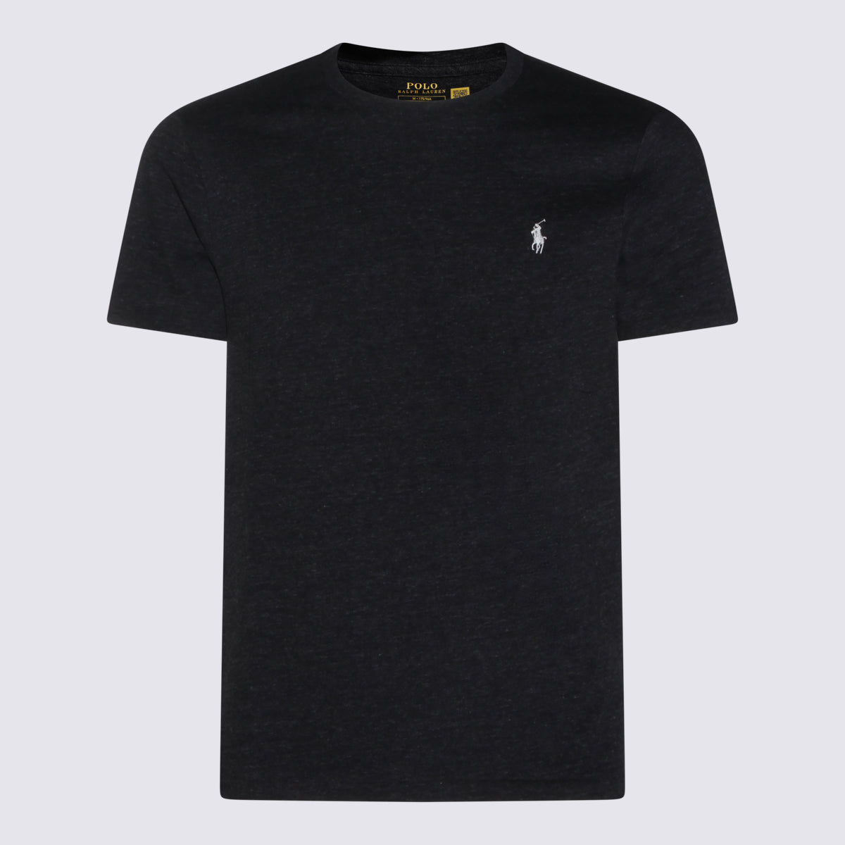 Polo Ralph Lauren T-shirts and Polos Black Marl Heather/c9590 _100 % Co