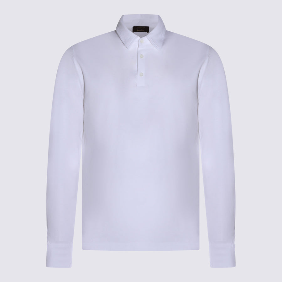 Zanone 100% Cotton polo in white