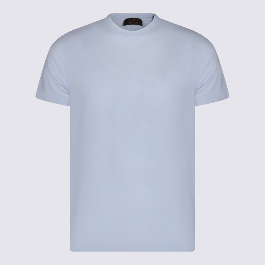 Zanone 100% Cotton t-shirt in blue