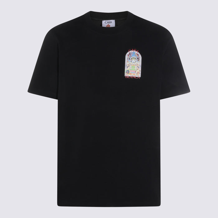 Casablanca T-shirts and Polos Black _100 % Co