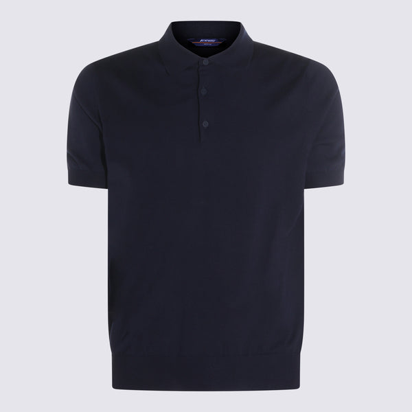 K-Way 100% Cotton polo in navy