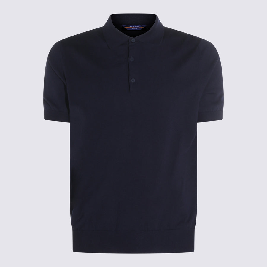 K-Way 100% Cotton polo in navy