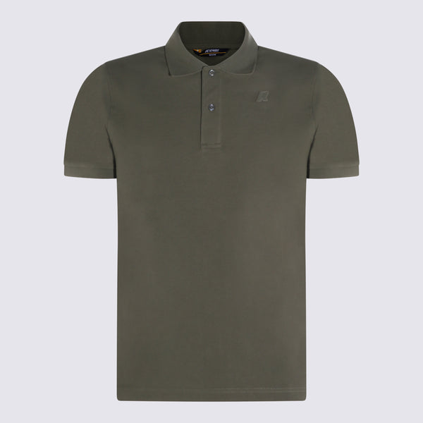 K-Way 95% Cotton polo in green