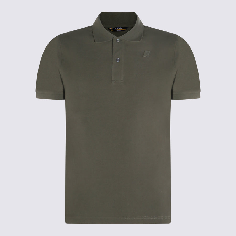 K-Way 95% Cotton polo in green