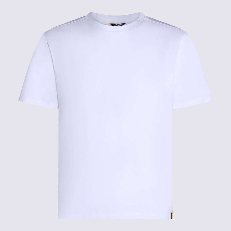 K-Way 92% Cotton t-shirt in white