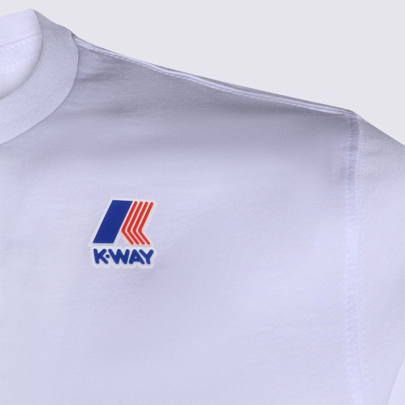 K-Way T-shirts and Polos White _100 % Co