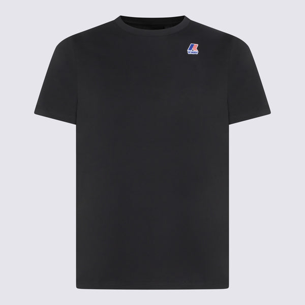 K-Way 100% Cotton t-shirt in black