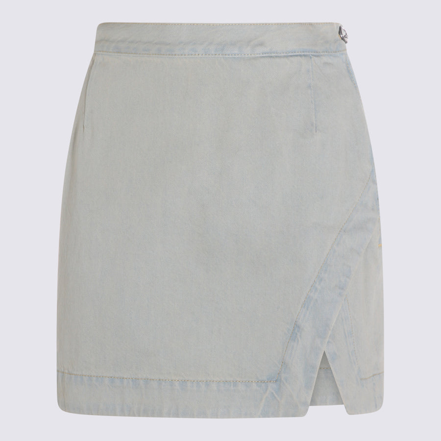 Vivienne Westwood 100% Cotton skirt in blue