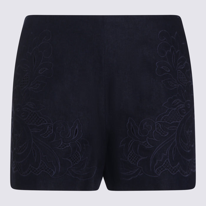 Twin-set Shorts Blue Night Li Vi