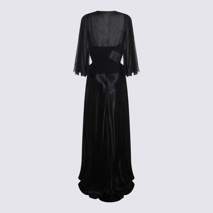 Alberta Ferretti Dresses Black _vi