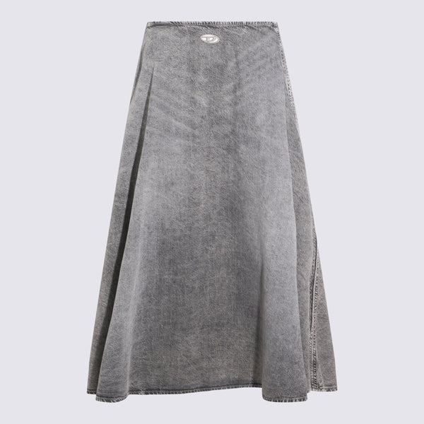 Diesel 50% Cotton skirt in gray