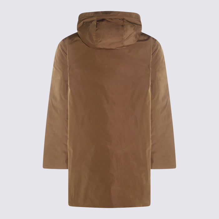 Herno Coats Camel/navy _pl