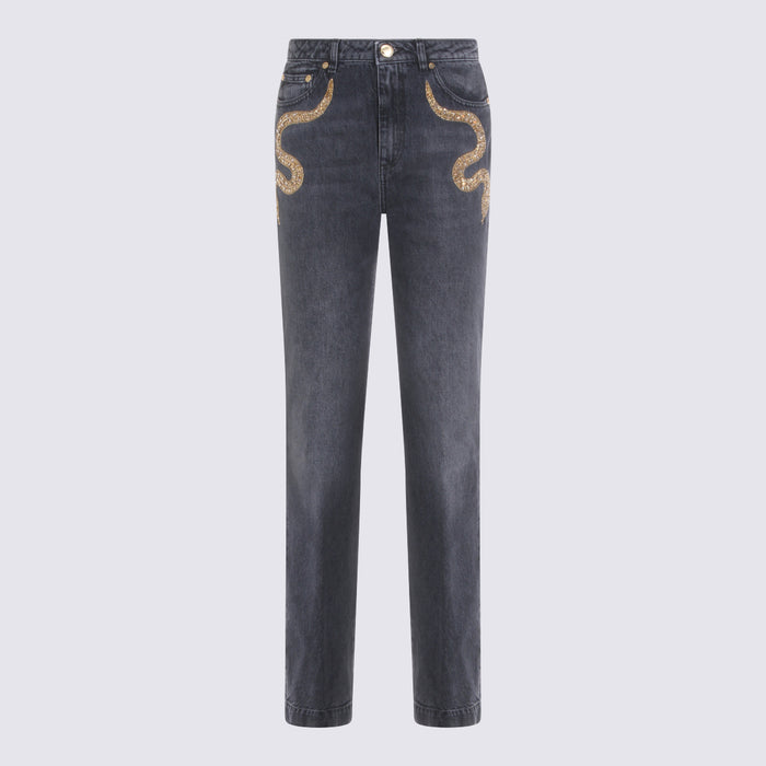 Roberto Cavalli Jeans Black Co El
