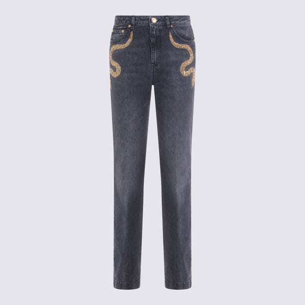 Roberto Cavalli 98% Cotton jeans in black