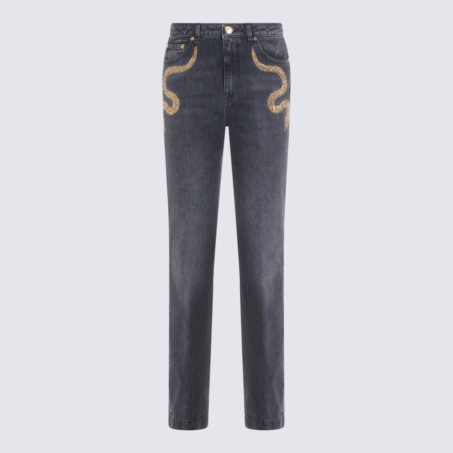 Roberto Cavalli 98% Cotton jeans in black