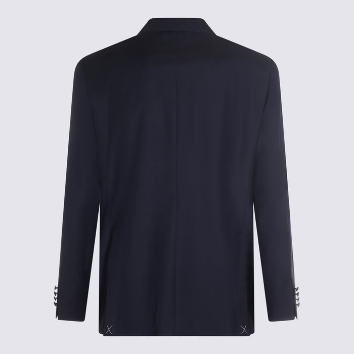 Canali Dresses Navy _wo