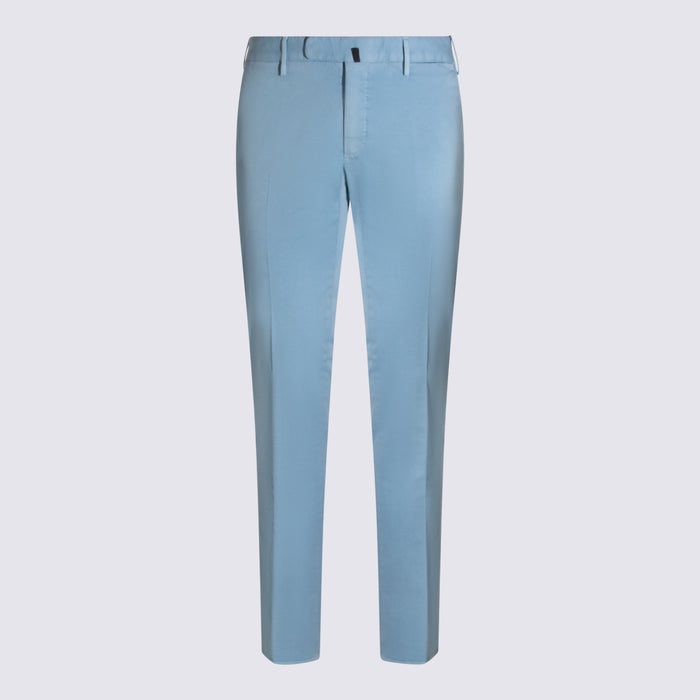 Incotex Trousers Blue _100 % Co