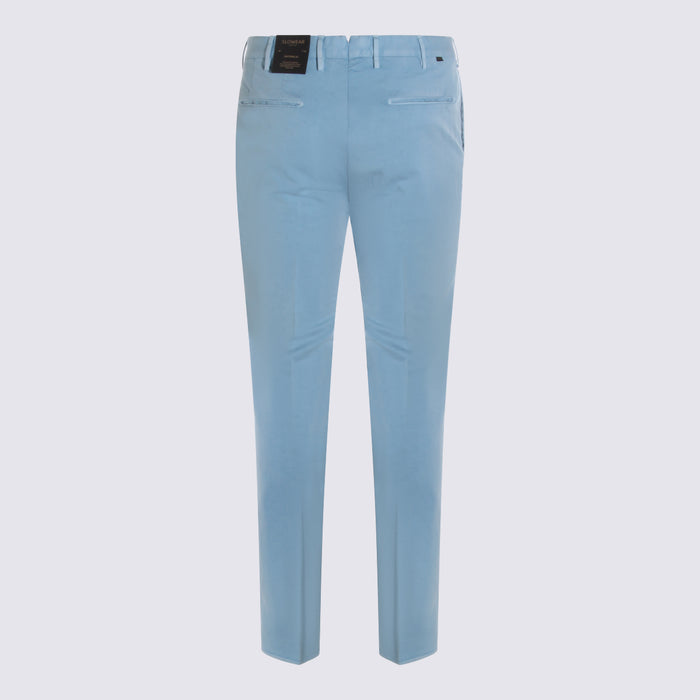 Incotex Trousers Blue _100 % Co
