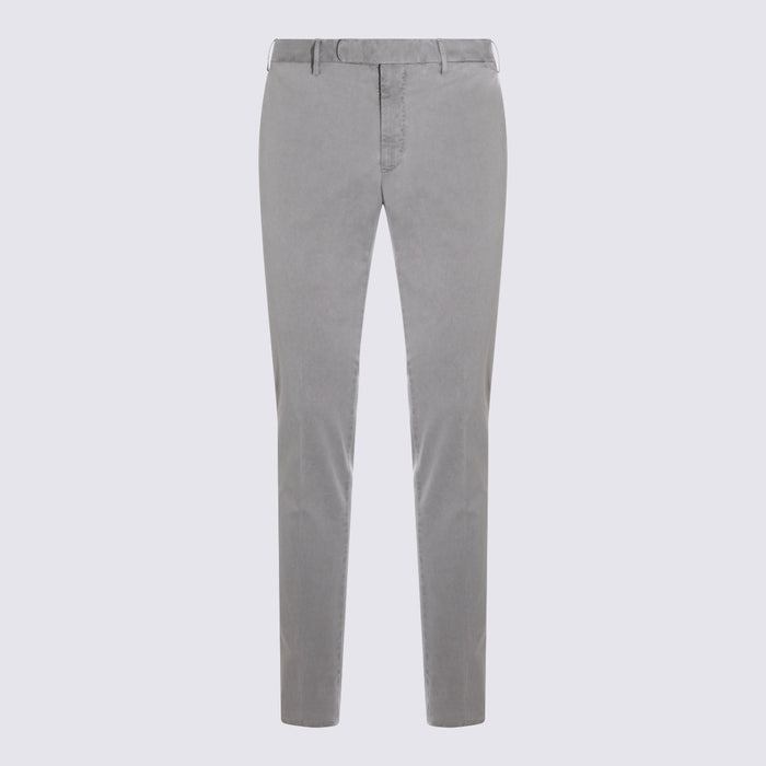 Incotex Trousers Grey _100 % Co