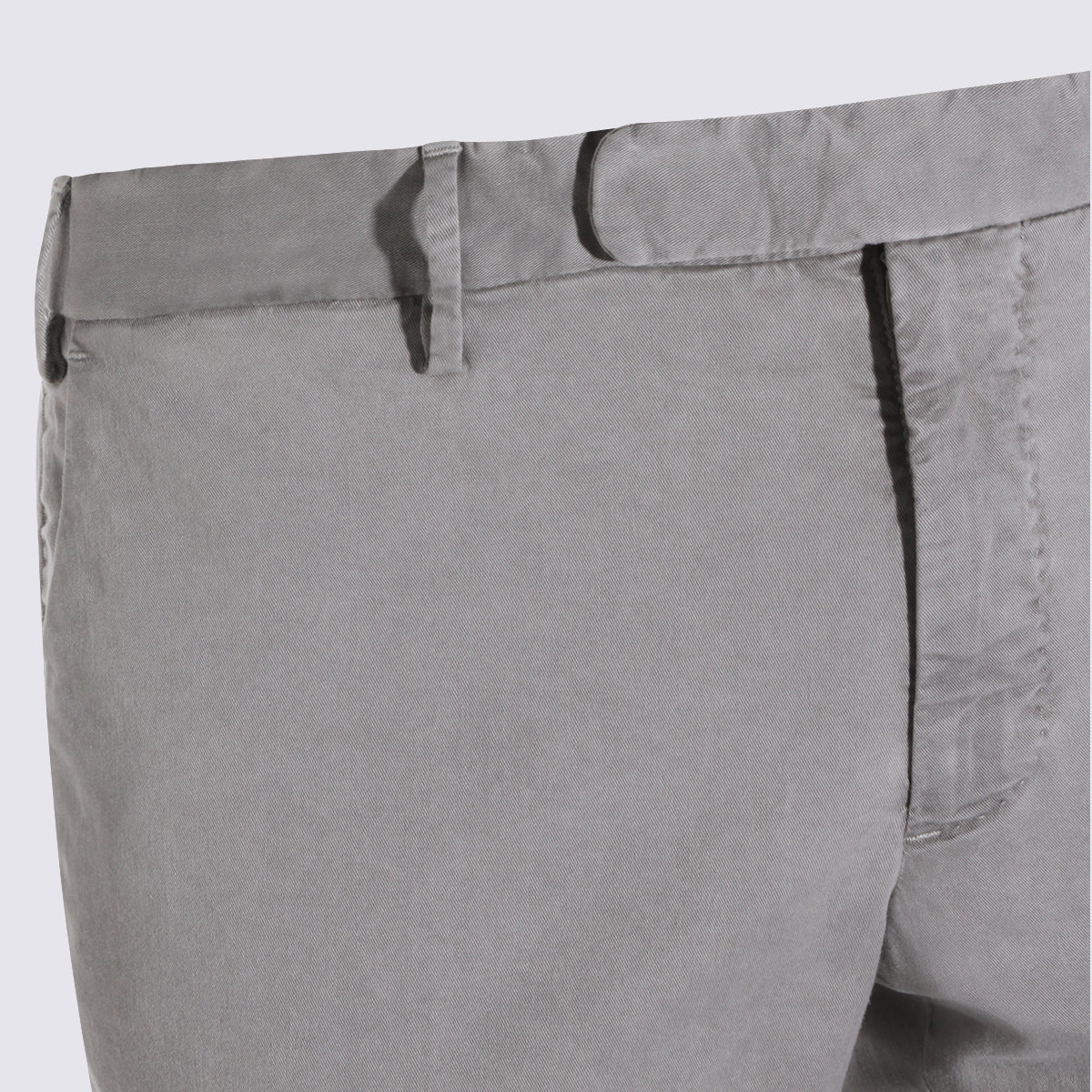 Incotex Trousers Grey _100 % Co