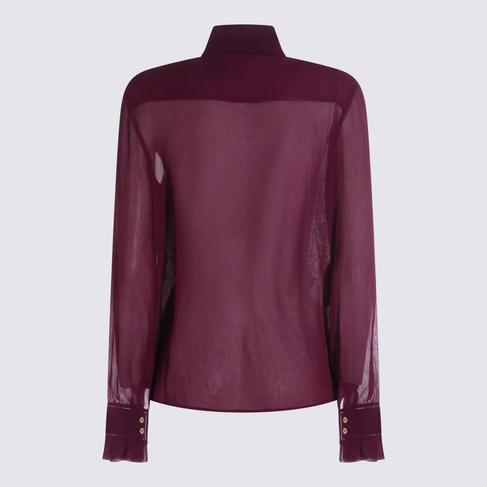 Alberta Ferretti Shirts Purple _ac Se