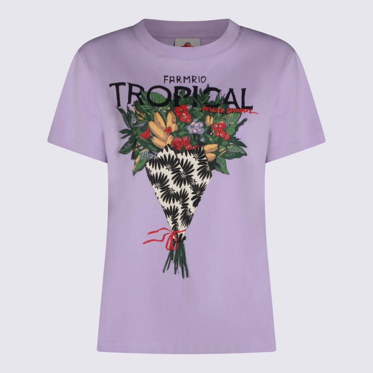 FARM RIO T-shirts and Polos Purple _100 % Co