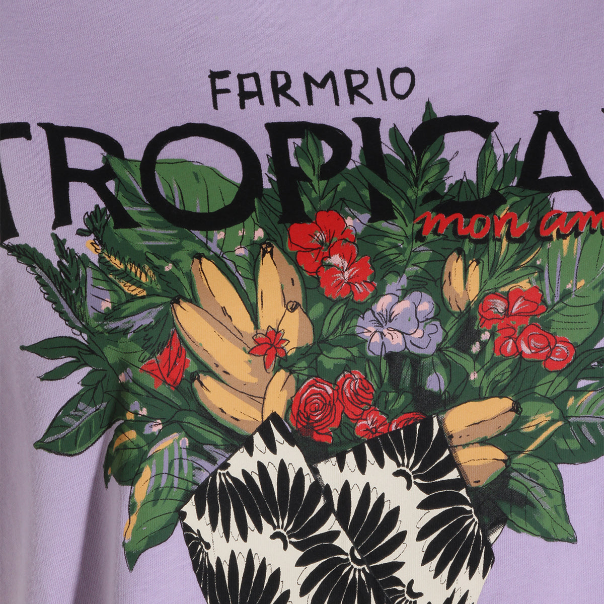 FARM RIO T-shirts and Polos Purple _100 % Co