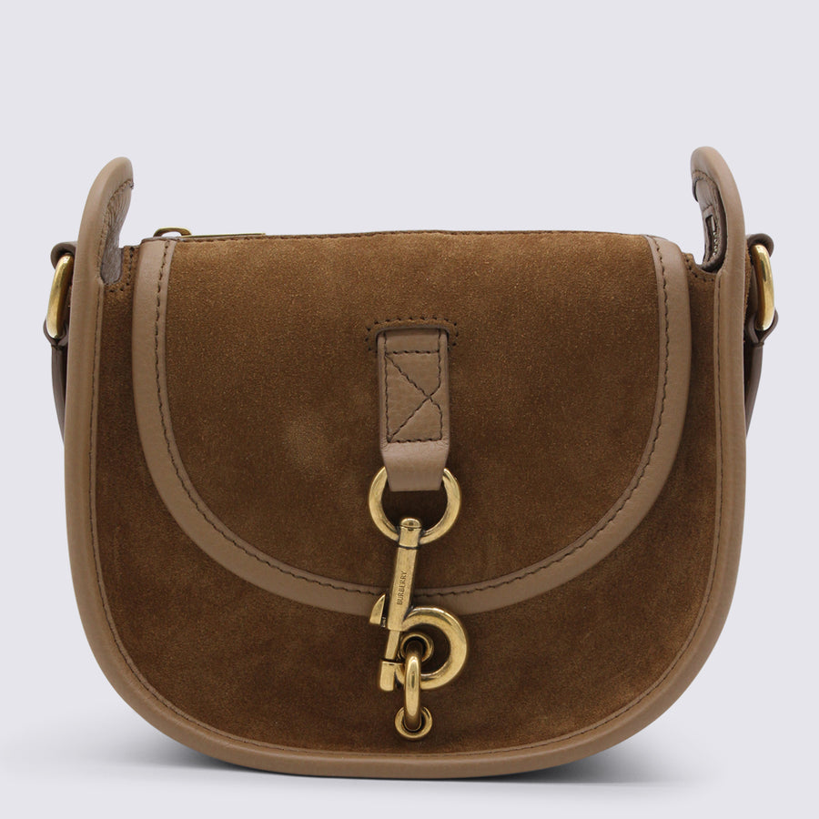Burberry Suede shoulder bag in brown